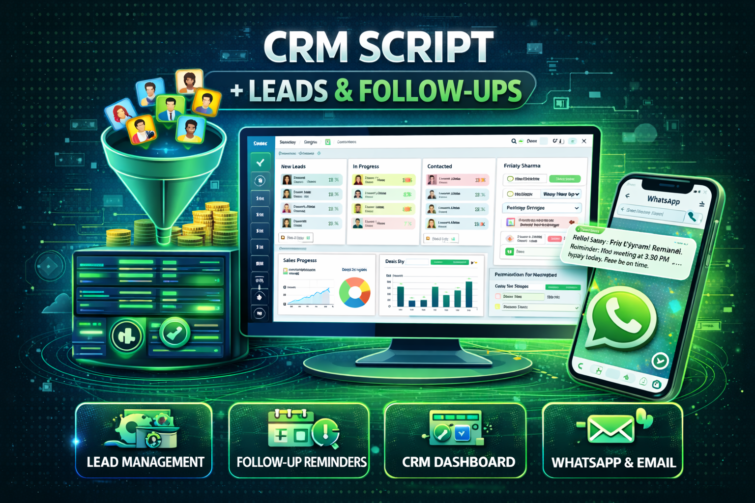 CRM Script – Leads & Follow-ups
